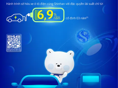 Ngân hàng Shinhan đồng hành cùng người dân trên hành trình chuyển đổi sang xe điện