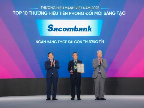 14 năm liên tiếp Sacombank giữ vững danh hiệu Thương hiệu mạnh Việt Nam