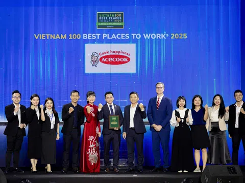 Acecook Việt Nam 10 năm liên tiếp vào Top 100 nơi làm việc tốt nhất Việt Nam