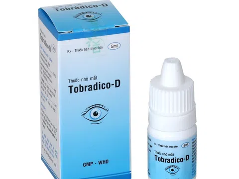 Thu hồi Dung dịch nhỏ mắt Tobradico không đạt chất lượng trên toàn quốc
