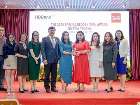 HDBank tiếp tục nhận giải thưởng chất lượng thanh toán quốc tế xuất sắc