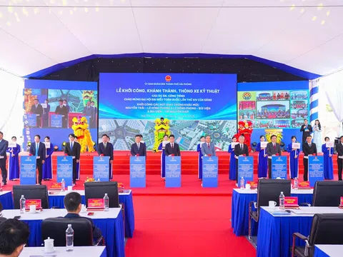 Hải Phòng: Khởi công 13 công trình chào mừng Đại hội đại biểu toàn quốc lần thứ XIV