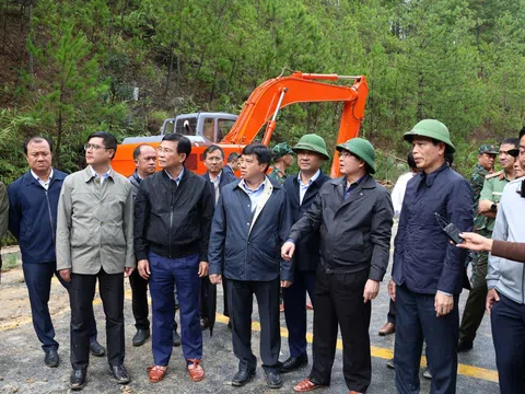 Phó Thủ tướng Hồ Quốc Dũng trực tiếp kiểm tra sạt lở vị trí đèo Mimosa