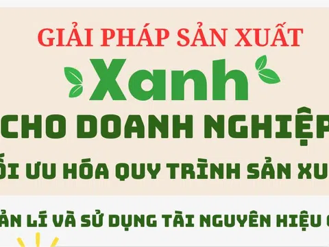 [Infographic] Giải pháp “xanh” giúp doanh nghiệp tối ưu quy trình sản xuất