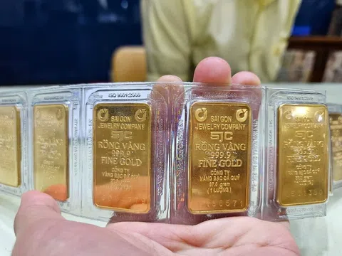 Giá vàng SJC tiếp tục tăng