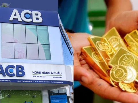 ACB áp dụng quy định mới trong giao dịch vàng miếng