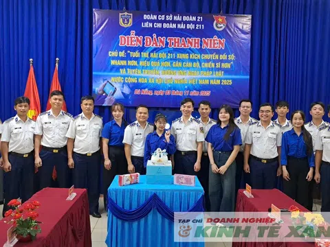 Tuổi trẻ Hải đội 211 xung kích hưởng ứng các hoạt động, lan tỏa tinh thần chuyển đổi số