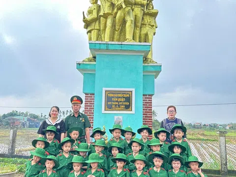 Gieo mầm lòng biết ơn từ những bước chân non nớt