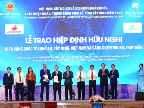Cảng Quốc tế Long An ký kết hợp tác chiến lược với các cảng lớn toàn cầu, nâng tầm logistics Việt Nam