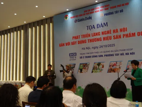 Nâng tầm giá trị truyền thống trong kỷ nguyên mới trong “Phát triển làng nghề Hà Nội gắn với xây dựng thương hiệu sản phẩm OCOP”