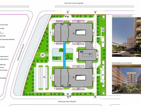 Nghệ An chấp thuận chủ trương đầu tư dự án bệnh viện hơn 1.500 tỷ đồng