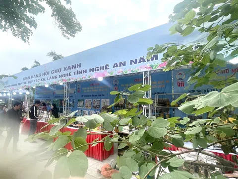 Gần 100 HTX, làng nghề tham gia Hội chợ Xanh Nghệ An 2025