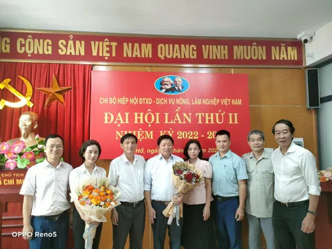Chi bộ Hiệp hội Đầu tư, Xây dựng – Dịch vụ Nông, lâm nghiệp Việt Nam tổ chức Đại hội lần thứ II, nhiệm kỳ 2022-2025