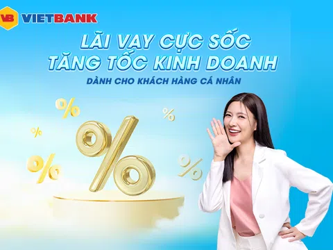 Vietbank tung gói vay siêu ưu đãi từ 6,3%/năm dành cho khách hàng cá nhân