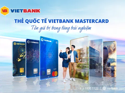 Thẻ quốc tế Vietbank Mastercard: Tôn giá trị trong từng trải nghiệm