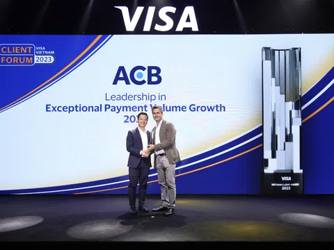 ACB được Visa vinh danh với 9 giải thưởng quan trọng