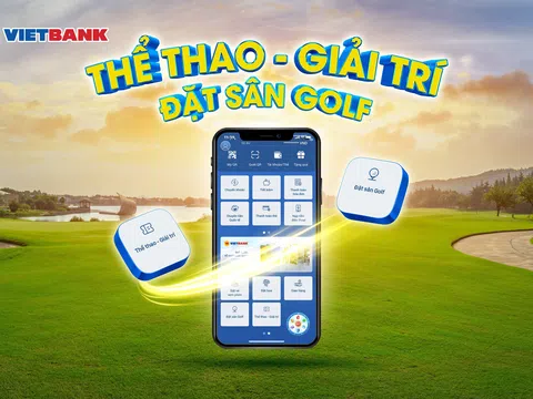 Trải nghiệm tính năng đặt sân Golf và vé thể thao, giải trí trên ứng dụng Vietbank Digital