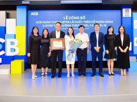 ACB tiên phong hoàn thành khung quản lý rủi ro lãi suất và thị trường theo chuẩn quốc tế