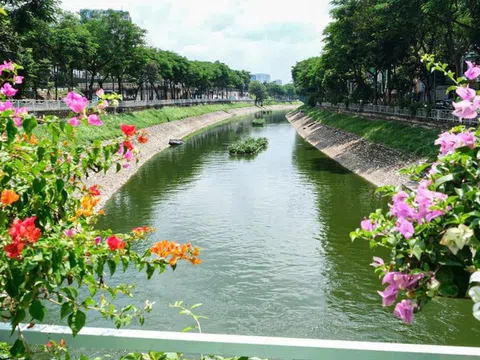 Cảnh quan sông Tô Lịch sẽ được làm mới với hơn 4.665 tỷ đồng đầu tư