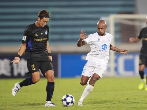Nam Định FC không thể đánh bại Gamba Osaka trong trận tái đấu