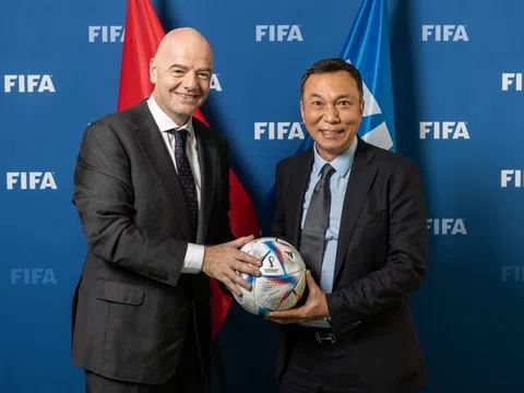 Chủ tịch FIFA Gianni Infantino gửi thư cảm ơn Liên đoàn Bóng đá Việt Nam