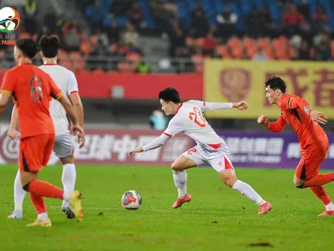 U22 Việt Nam thắng chủ nhà U22 Trung Quốc trong trận ra quân tại Panda Cup 2025