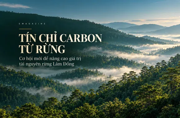 [Emagazine] Tín chỉ carbon từ rừng – Cơ hội mới để nâng cao giá trị tài nguyên rừng Lâm Đồng