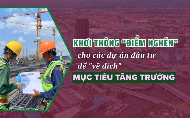 Khơi thông "điểm nghẽn" cho các dự án đầu tư để "về đích" mục tiêu tăng trưởng