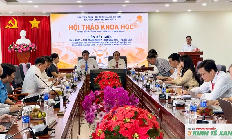 Cần Thơ: Tăng cường liên kết “4 nhà”, thúc đẩy khoa học, công nghệ và chuyển đổi số vùng ĐBSCL