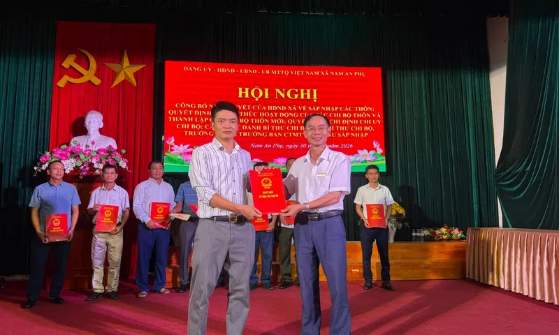 Xã Nam An Phụ (Hải Phòng): Kiện toàn tổ chức ở cơ sở sau sáp nhập