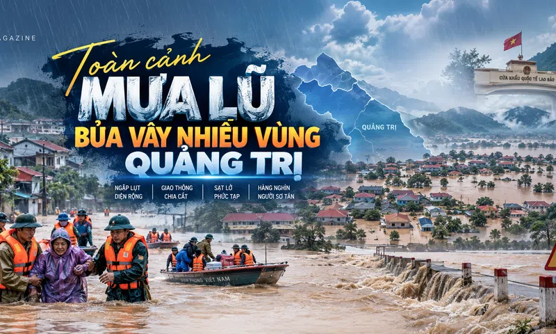 [Emagazine] Toàn cảnh mưa lũ bủa vây nhiều vùng Quảng Trị