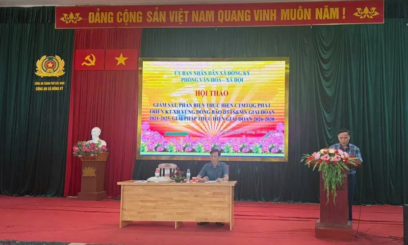 Xã Đồng Kỳ (TP Bắc Ninh): Đưa chính sách vùng dân tộc thiểu số đi vào cuộc sống từ giám sát thực chất